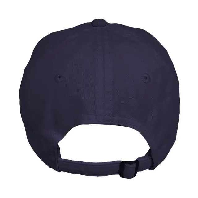 Customizable Big Accessories 6-Panel Brushed Twill Unstructured Cap bx001 Navy Back