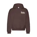 Beta Curved Text Illustration PR Hoodie 2