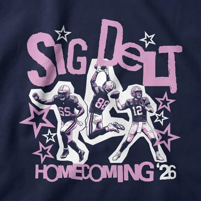Sigma Delta Tau Action-Packed Football Homecoming Crewneck