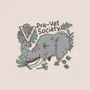 Pre-Vet Society Elephant and Foliage PR Shirt