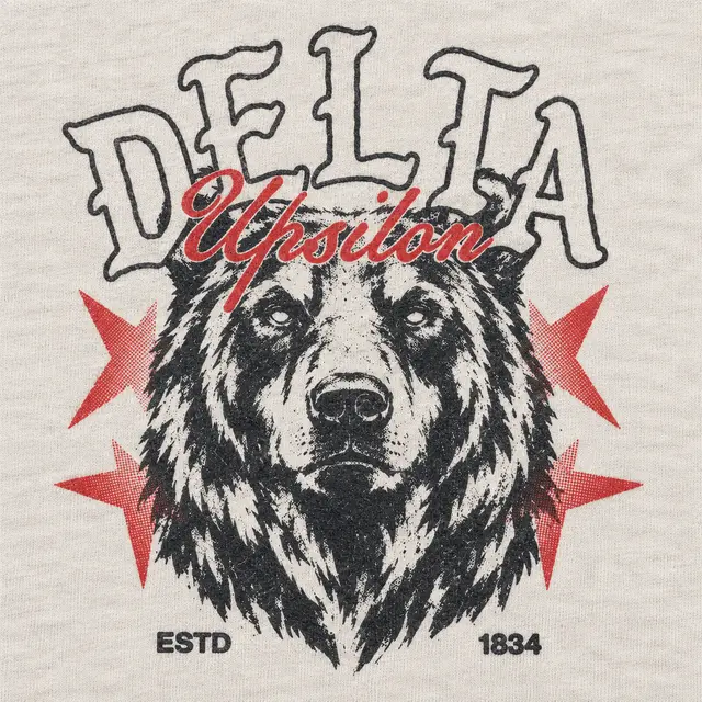 Delta Upsilon Fierce Bear Graphic PR Sweater