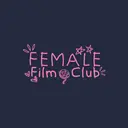 Female Film Club Bold Lettering with Playful Icons PR Crewneck