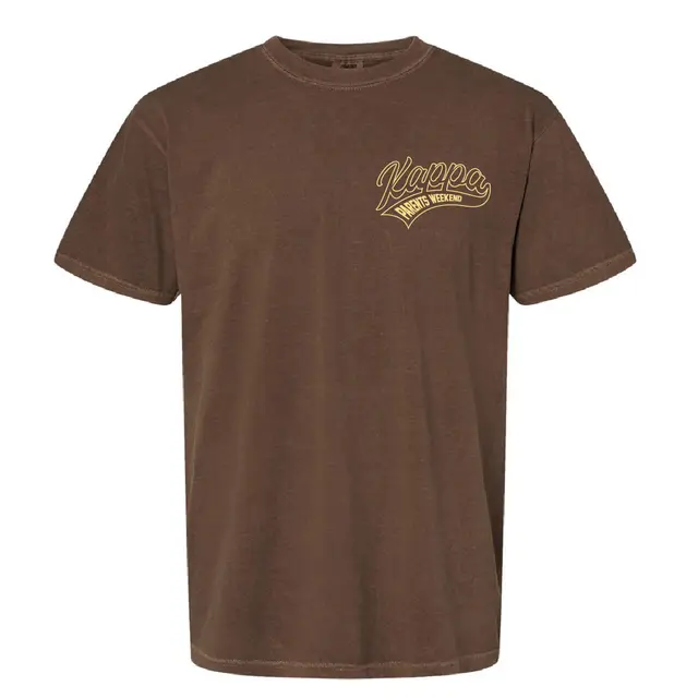 Kappa Kappa Gamma Outline Script and Swoosh Parents Weekend Shirt 2