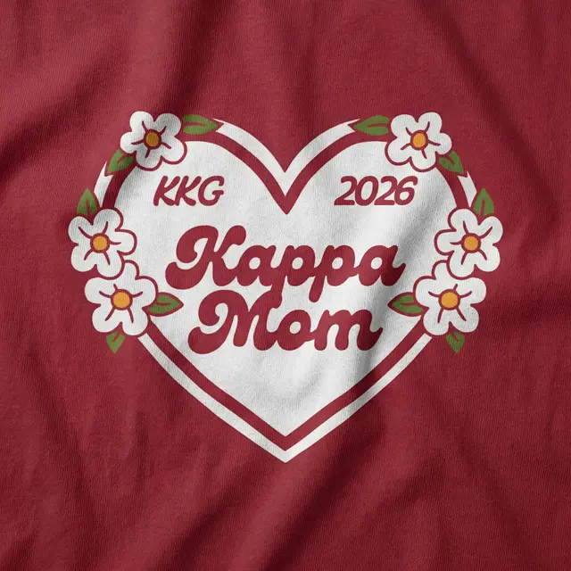 Kappa Kappa Gamma Heart Floral Parents Weekend Sweater