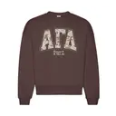 Alpha Gamma Delta Camo Lettering Retreat Sweater 2