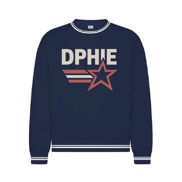 Delta Phi Epsilon Bold Star Graphic PR Crewneck 2