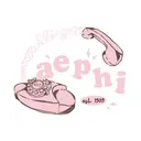 Alpha Epsilon Phi Whimsical Telephone Graphic PR Shirt