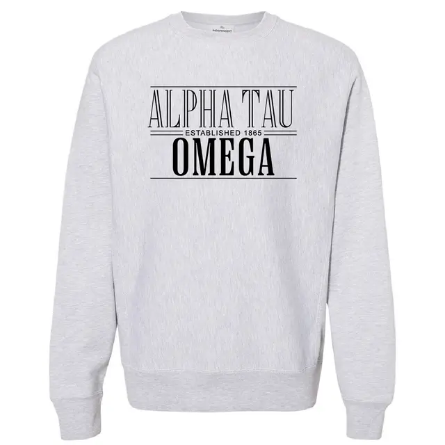 Alpha Tau Omega Classic Bold Text PR Sweater 2