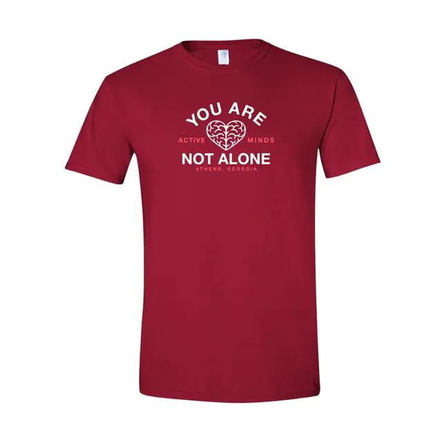 Active Minds Heart Brain Text PR Shirt 2