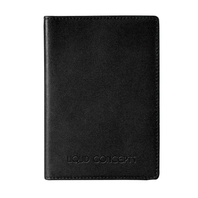 Andrew Philips Passport Case Black Front