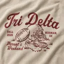Delta Delta Delta Football Illustration Parents Weekend Hoodie