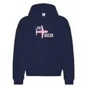 Delta Delta Delta Pink Airplane Graphic PR Hoodie 2