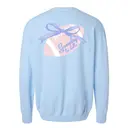 Delta Delta Delta Pastel Football Gameday Crewneck 2