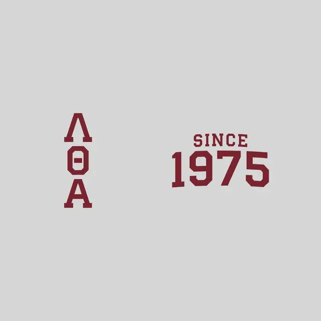 Lambda Theta Alpha Since 1975 Text PR Shorts