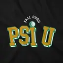 Psi Upsilon Block Lettering Fall Rush Hoodie