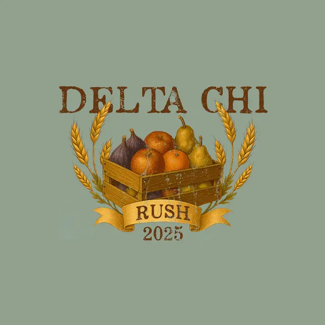 Delta Chi Rustic Fruit Crate Rush Shirt
