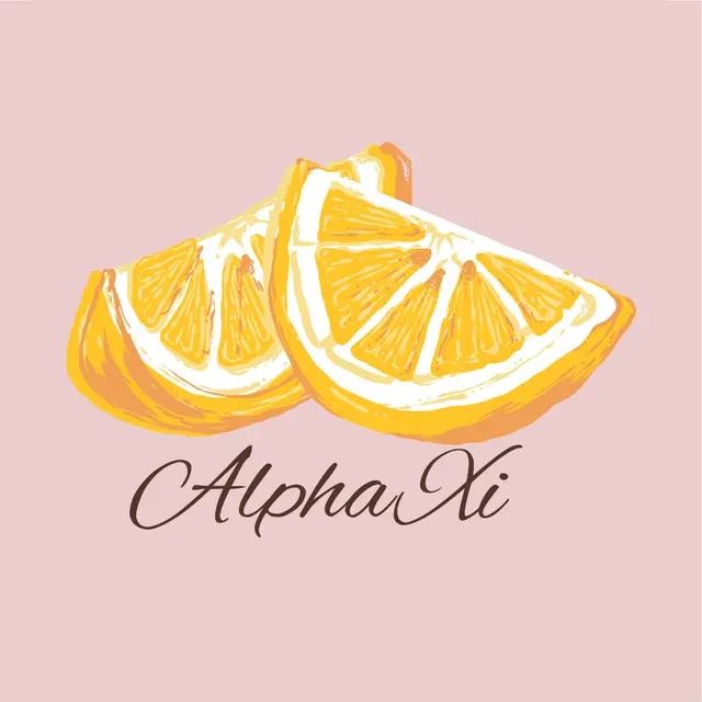 Alpha Xi Delta Lemon Slice PR Tank