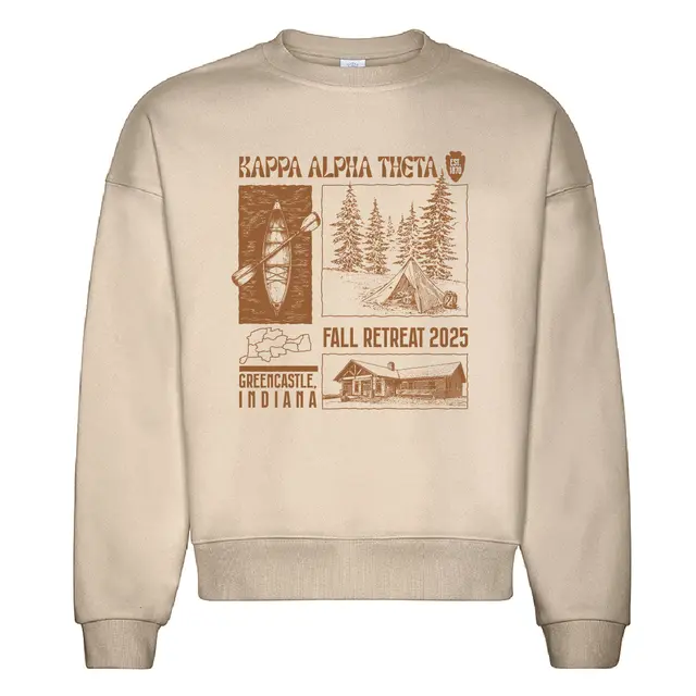 Kappa Alpha Theta Rustic Fall Retreat Sweater 2