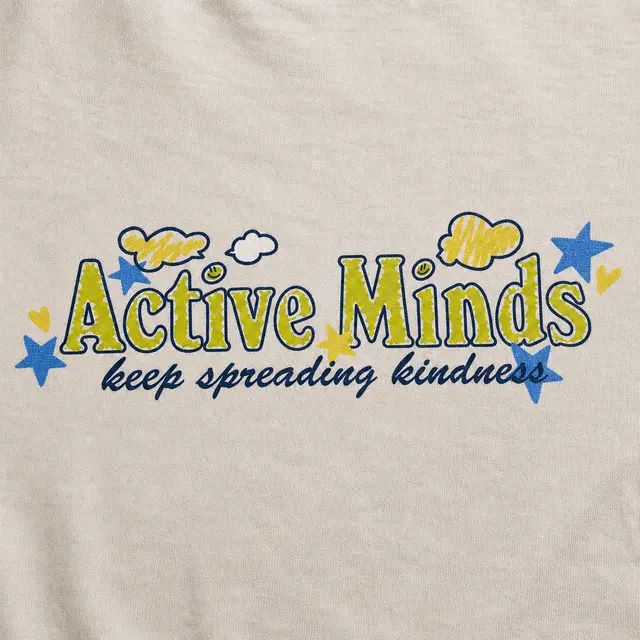 Active Minds Playful Clouds Stars Text PR Hoodie