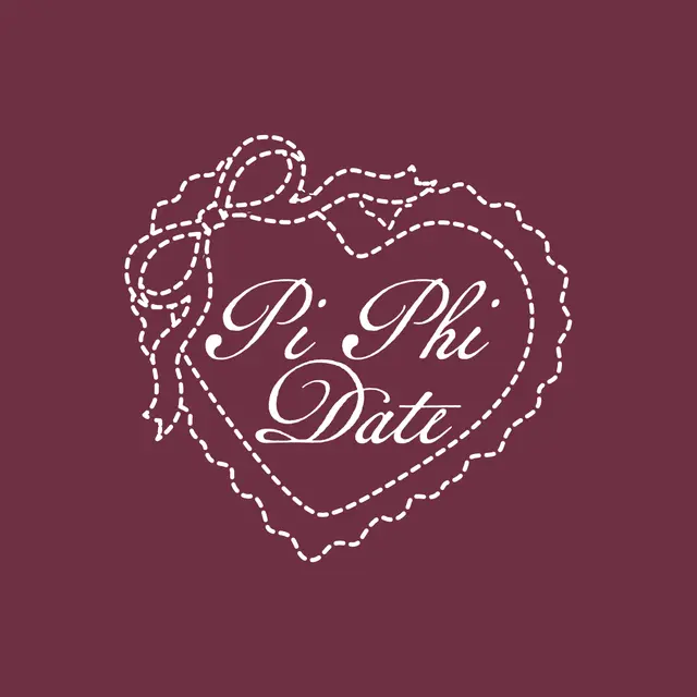Pi Beta Phi Heart Stitch Date Party Sweater