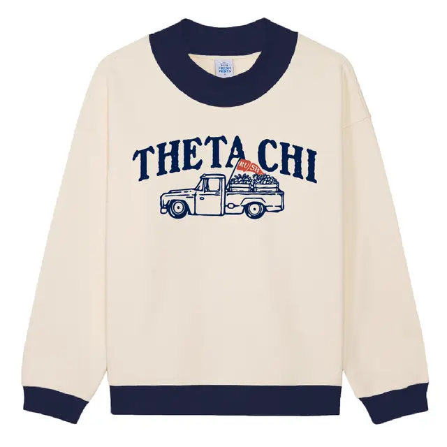 Theta Chi Vintage Truck Graphic Rush Sweater 2