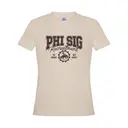 Phi Sigma Sigma Bold Block Lettering Recruitment Shirt 2
