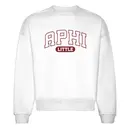 Alpha Phi Bold Arch Text Big Little Reveal Crewneck 2
