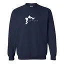 Phi Delta Kappa Bow Ribbon Local and Lovin it Crewneck 2