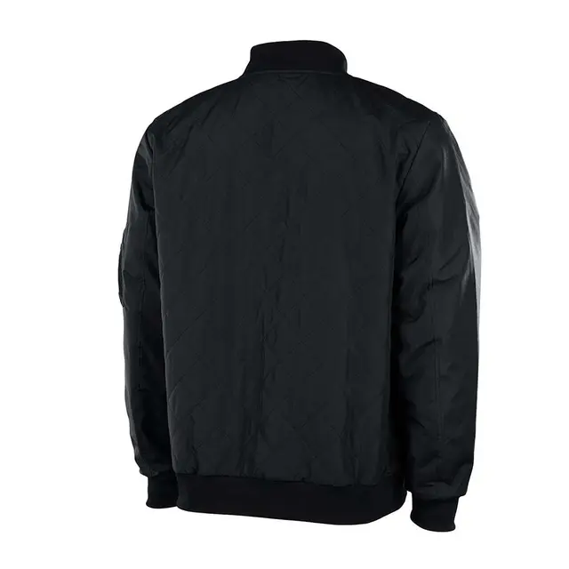 Customizable Charles River Men's Quilted Boston Flight Jacket 9027 Black Back