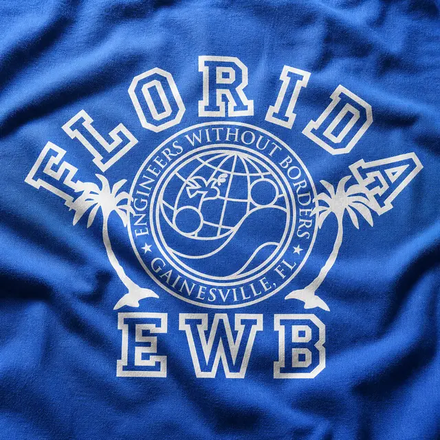 Engineers Without Borders Circular Globe Palm Trees PR Hoodie