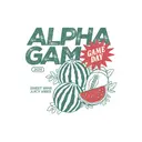 Alpha Gamma Delta Watermelon Game Day Crewneck