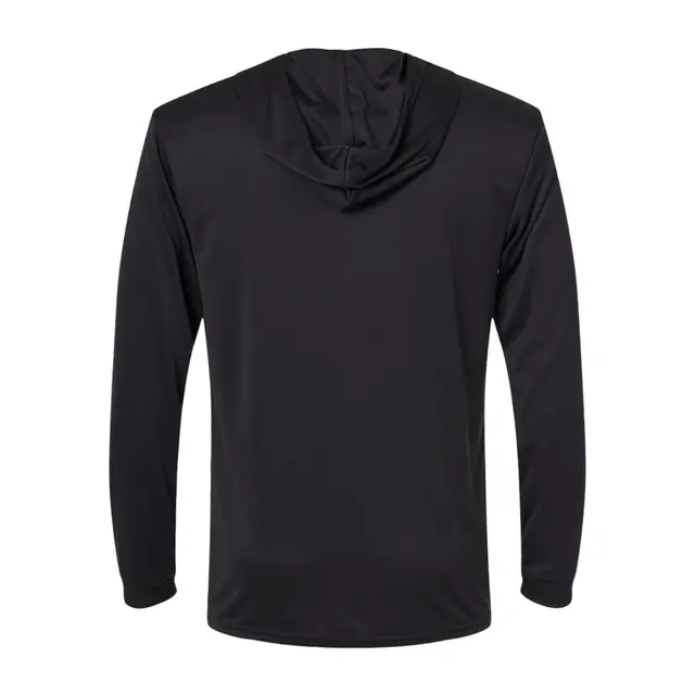 Bahama Performance Hooded Long Sleeve T-Shirt Black Back