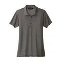 Travis Mathew Ladies Oceanside Heather Polo tm1ww002 Black Heather Front