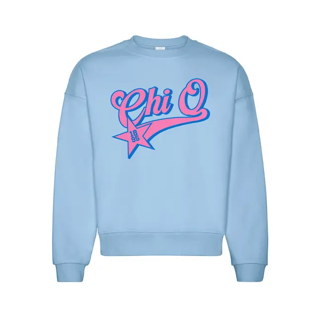 Chi Omega Star Illustration PR Sweater 2