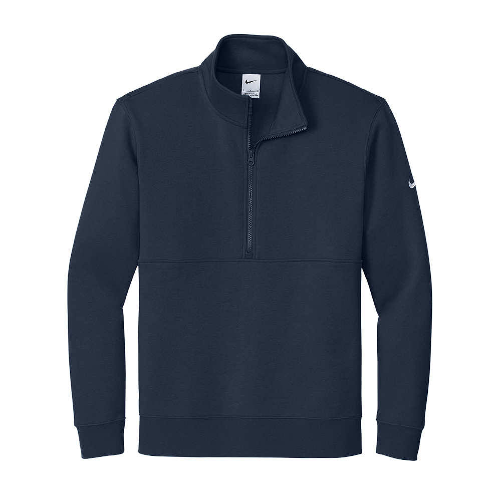 Nike Club Fleece Sleeve Swoosh 1/2-Zip | Fresh Prints