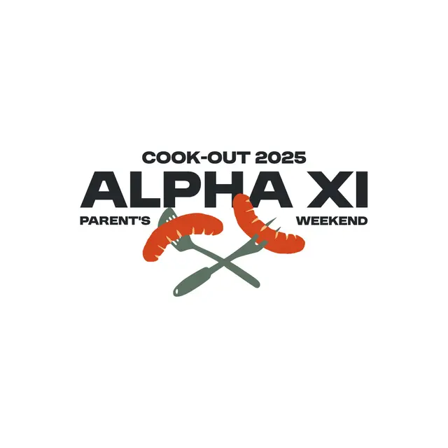 Alpha Xi Delta BBQ Sausages Parent's Weekend Crewneck