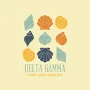 Delta Gamma Seashells Graphic PR Tank