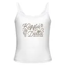 Kappa Delta Rope Text with Cactus Bid Day Tank 2