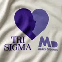 Sigma Sigma Sigma Heart Illustration Philanthropy Shirt