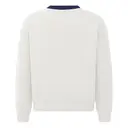 Fresh Prints Retro Crewneck White/Navy Back
