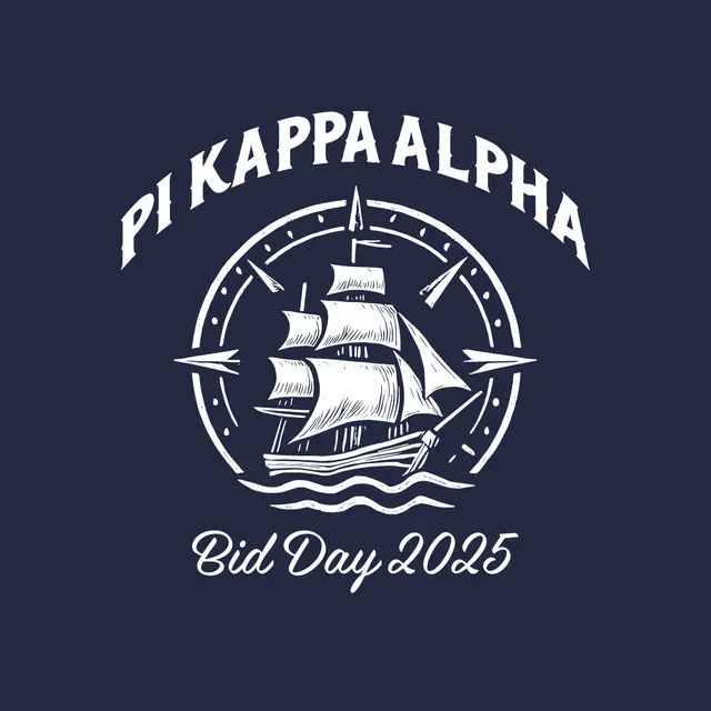 Pi Kappa Alpha Nautical Compass Rush Crewneck