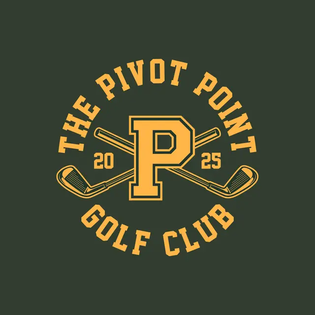 Golf Club The Pivot Point Circular Bold Texts PR Hoodie