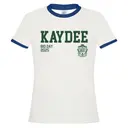 Kappa Delta Bold Kaydee Text with Crest Rush Shirt 2