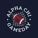 Alpha Chi Omega Football Graphic Game Day Shirt