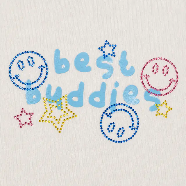 Best Buddies Smiley Faces Stars PR Hoodie