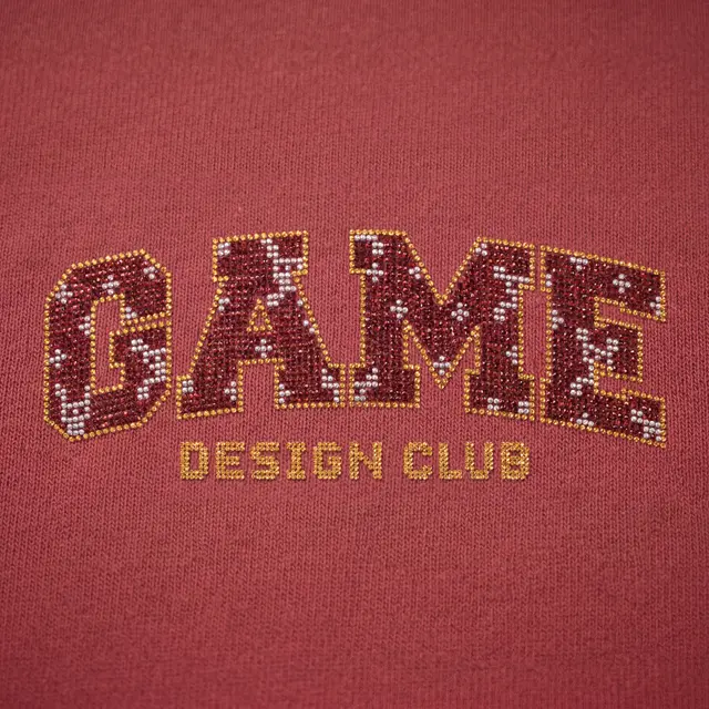 Design Club Colorful Dot Graphic PR Crewneck