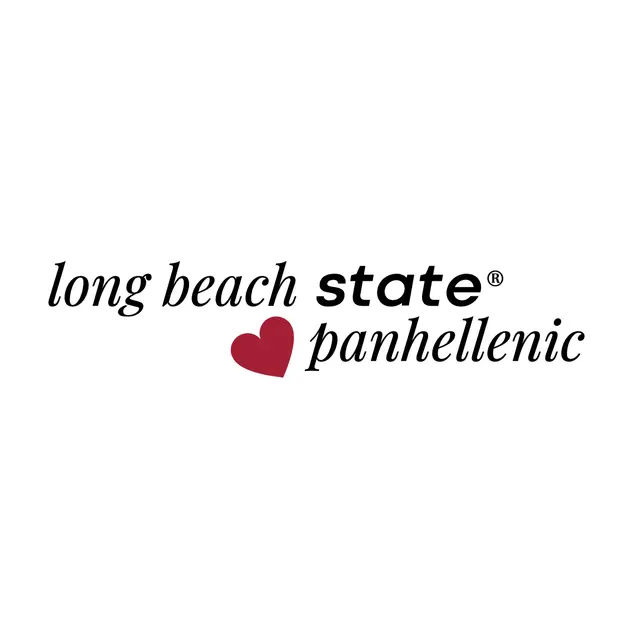 Long Beach State Panhellenic Heart Logo PR Hoodie