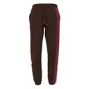 Customizable Fresh Prints Striped Gramercy Sweats fp63 Dark Chocolate mto Front