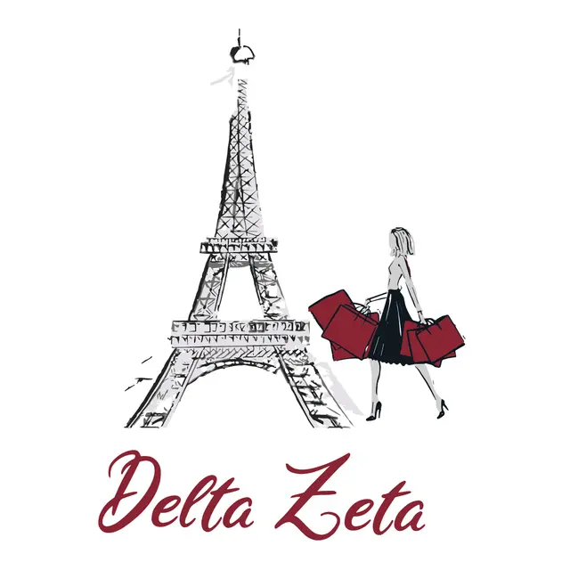 Delta Zeta Eiffel Tower Fashion PR Tank