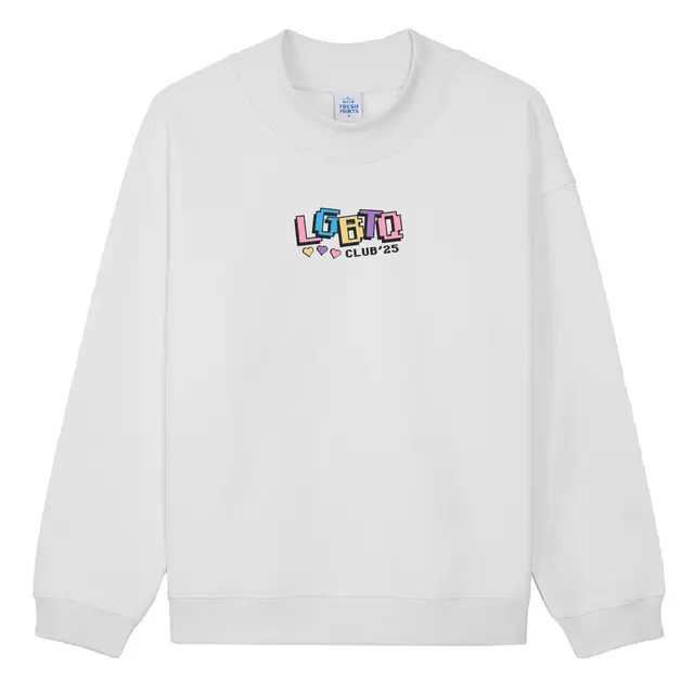 LGBTQ Club Pixel Hearts PR Sweater 2